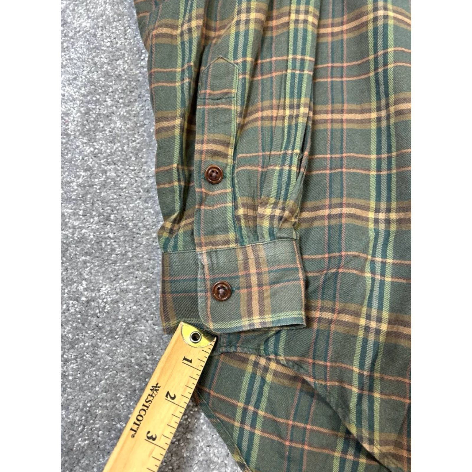 Polo Ralph Lauren VINTAGE Polo Ralph Lauren Shirt Mens L Green Plaid Button-Up Size US L / EU 52-54 / 3 - 4 Thumbnail