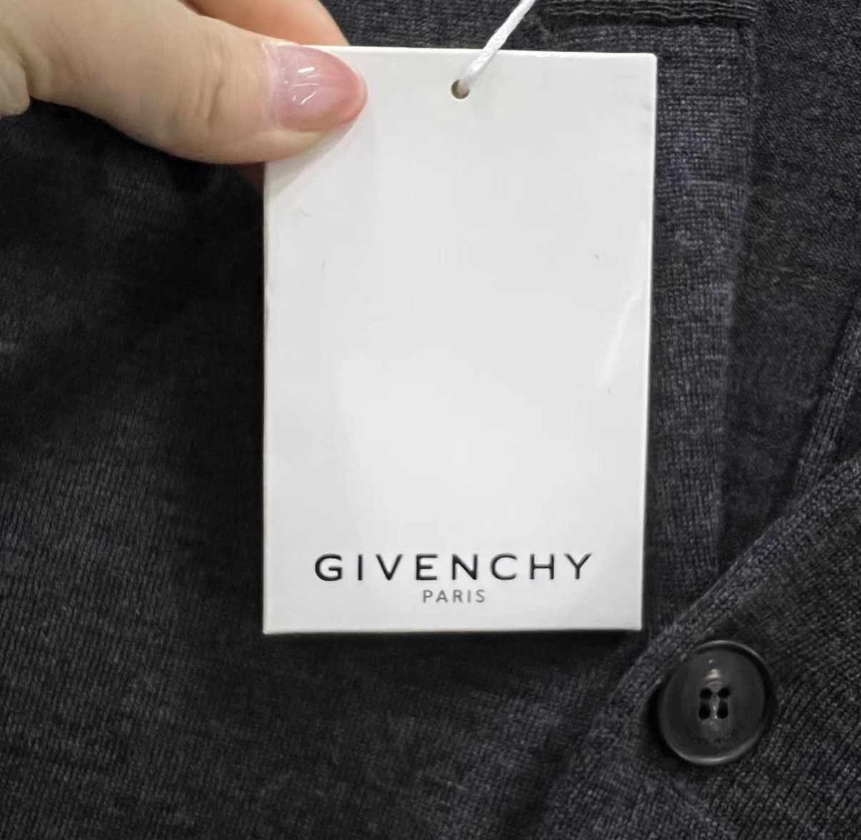 Givenchy Givenchy Dark Grey Knit Cardigan J41 Size US S / EU 44-46 / 1 - 4 Thumbnail