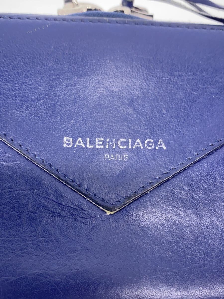 Balenciaga Balenciaga Leather Long Wallet Blue Size ONE SIZE - 3 Thumbnail