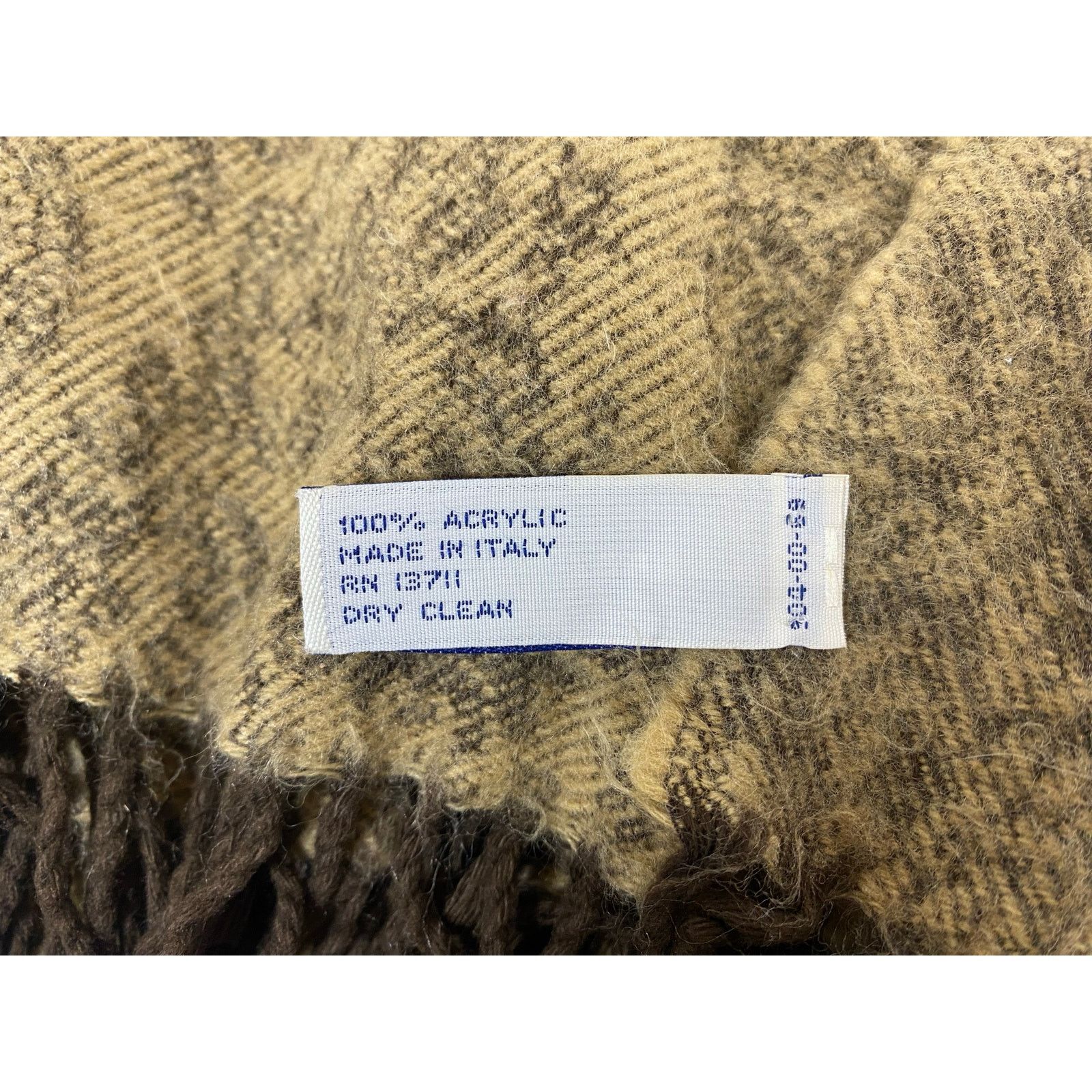 Lord & Taylor Lord and Taylor 100% Acrylic Shawl Brown Size ONE SIZE - 4 Thumbnail