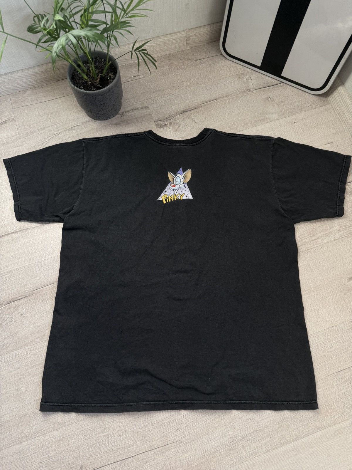 Cartoon Network × Vintage × Warner Bros Archive 90s Pinky & The Brain Angry Faded T-shirt Distressed Size US XL / EU 56 / 4 - 10 Thumbnail