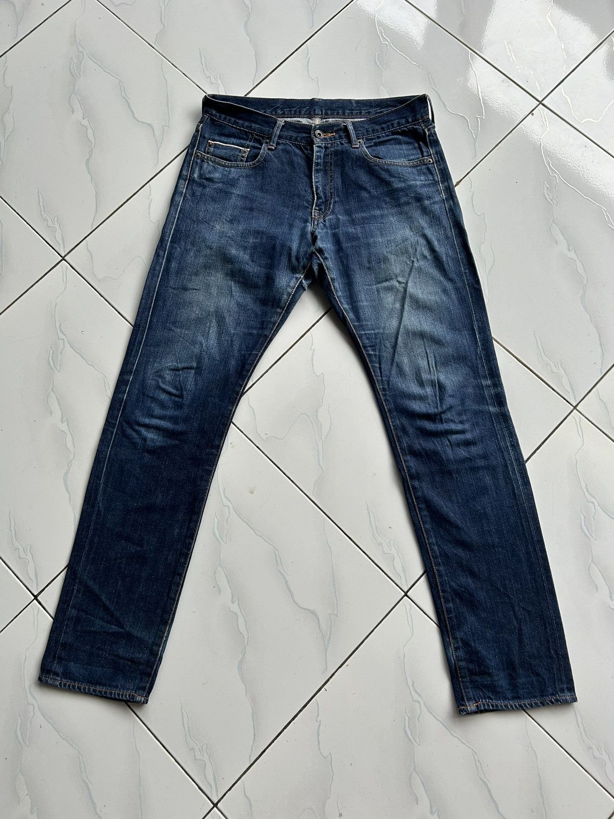 Japanese Brand Dessin Untitled Selvedge distressed denim Size US 32 / EU 48 - 3 Thumbnail