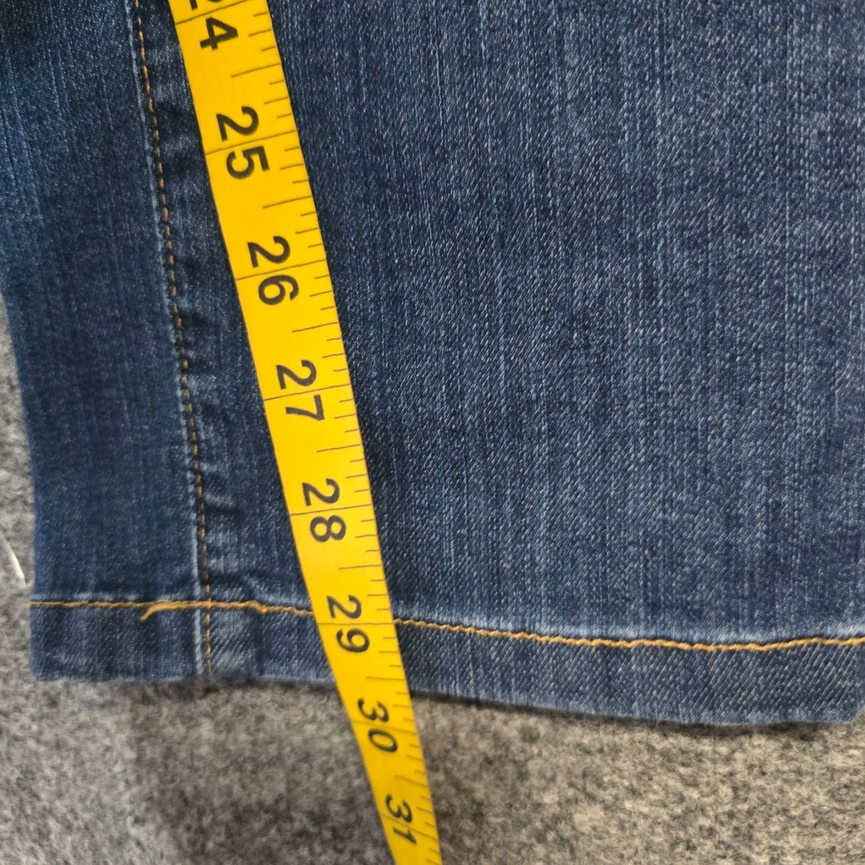 Vintage LL Bean Jeans Womens Size 10 Blue Classic Fit Tapered Stretch Mid Rise Capsule Jeans Size 32" / US 10 / IT 46 - 7 Thumbnail