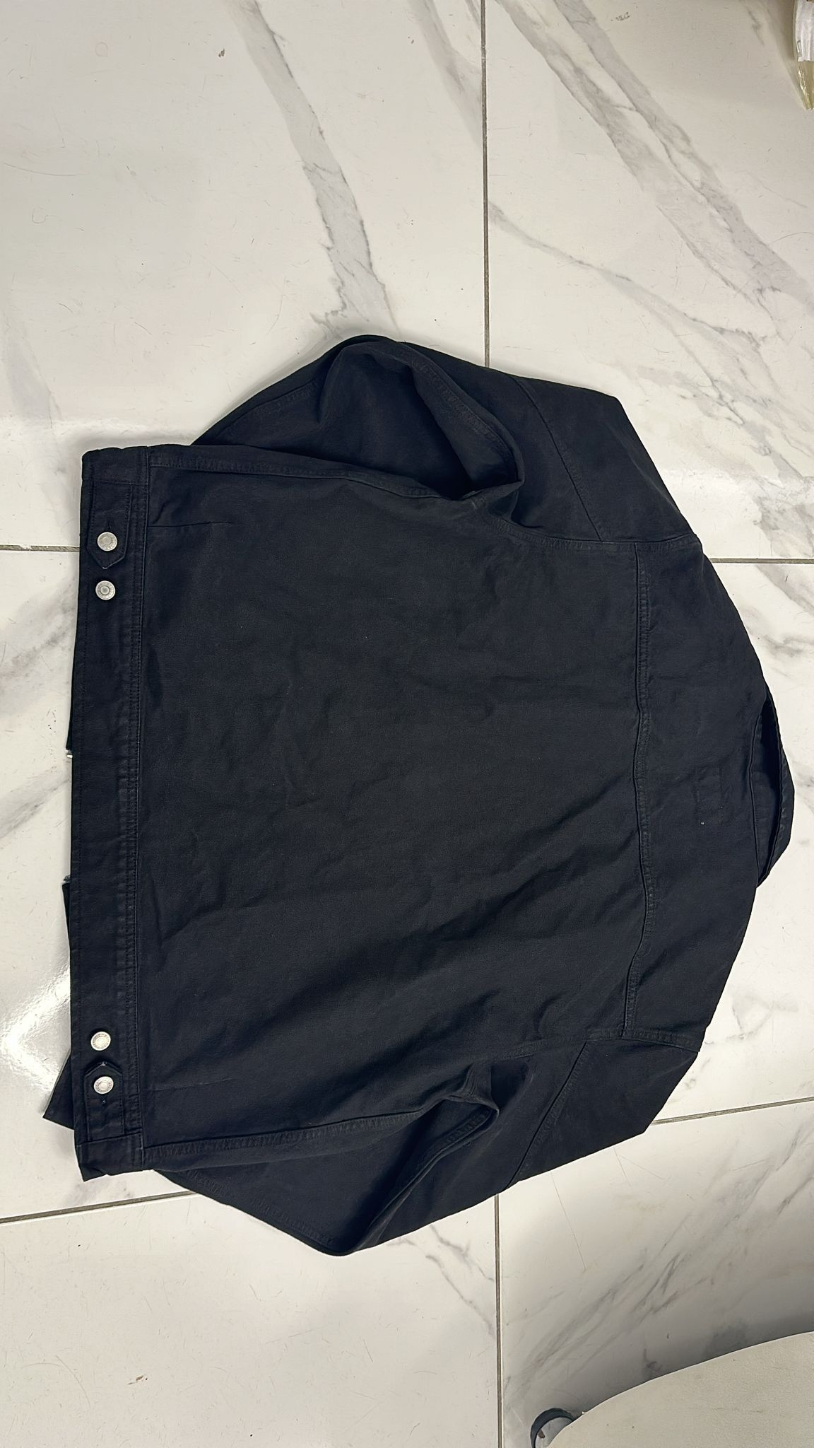 Stussy Stussy FA23 Zip Work Jacket Denim Black Size XLarge Size US XL / EU 56 / 4 - 5 Thumbnail