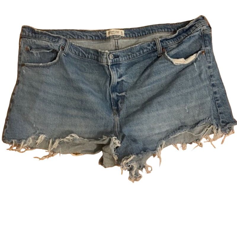 Abercrombie & Fitch Abercrombie & Fitch '90s Relaxed High Rise Plus Short 24 Size 37" - 3 Thumbnail