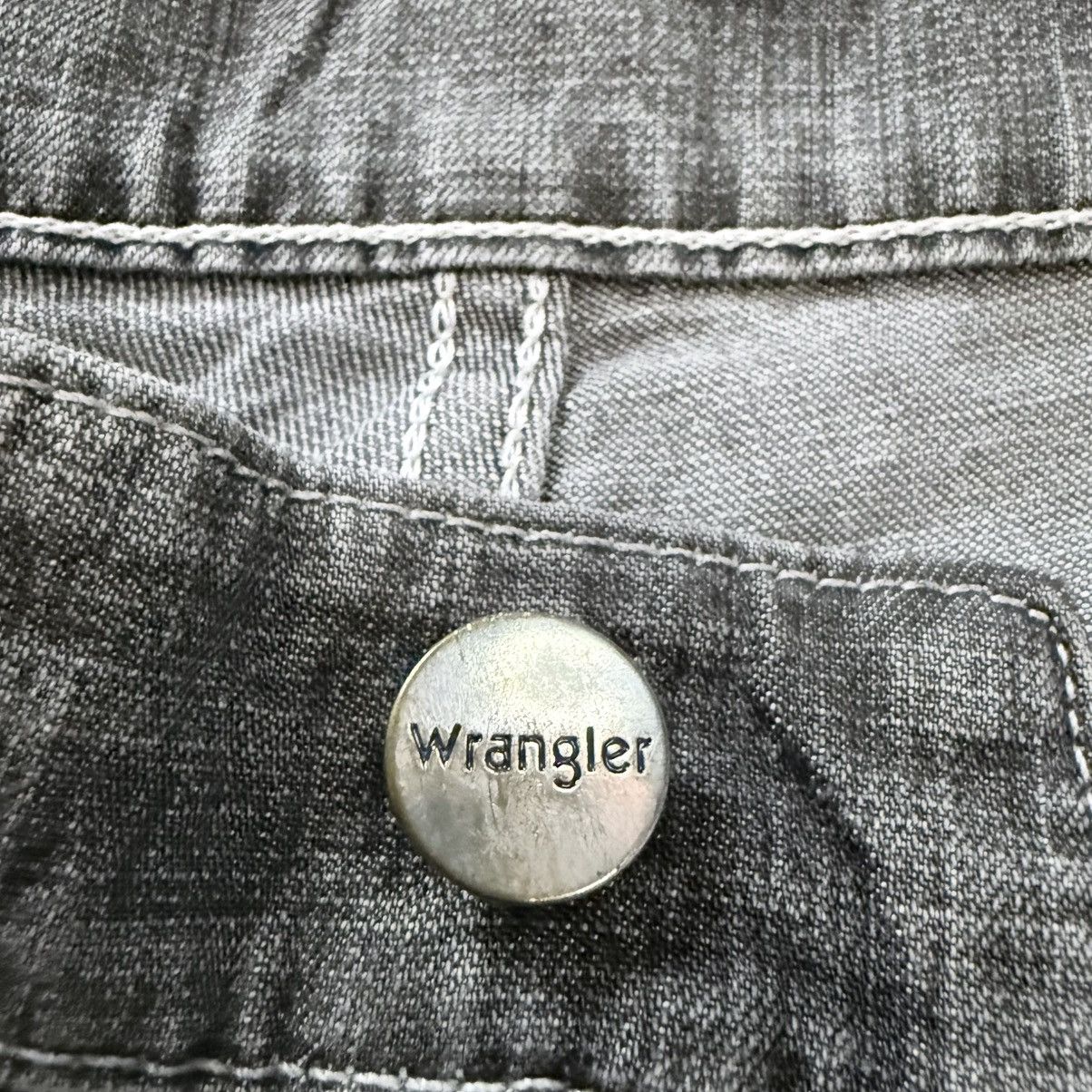 Denim & Co. Vintage Archives Faded Black Jeans Wrangler Wideleg Denim Size US 31 - 15 Thumbnail