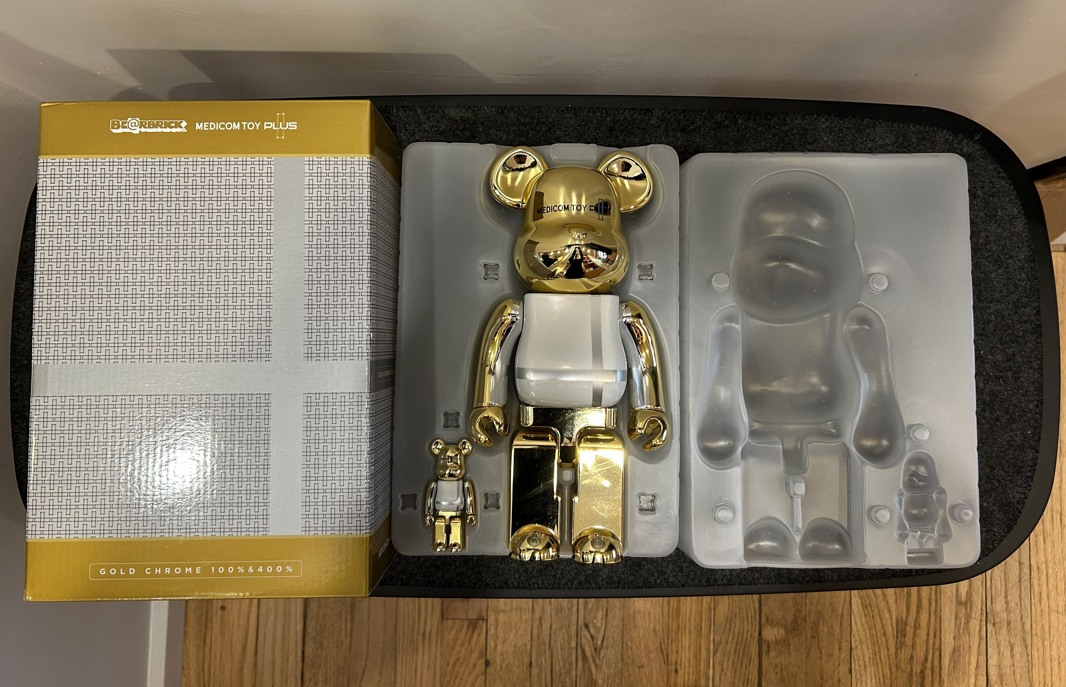 Medicom Toy MEDICOM TOY_Toy Plus Gold Chrome Size ONE SIZE - 10 Thumbnail