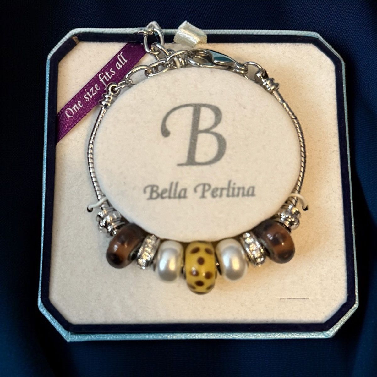 Other Bella Perlina sliding glass beads charm bracelet Size ONE SIZE - 1 Thumbnail