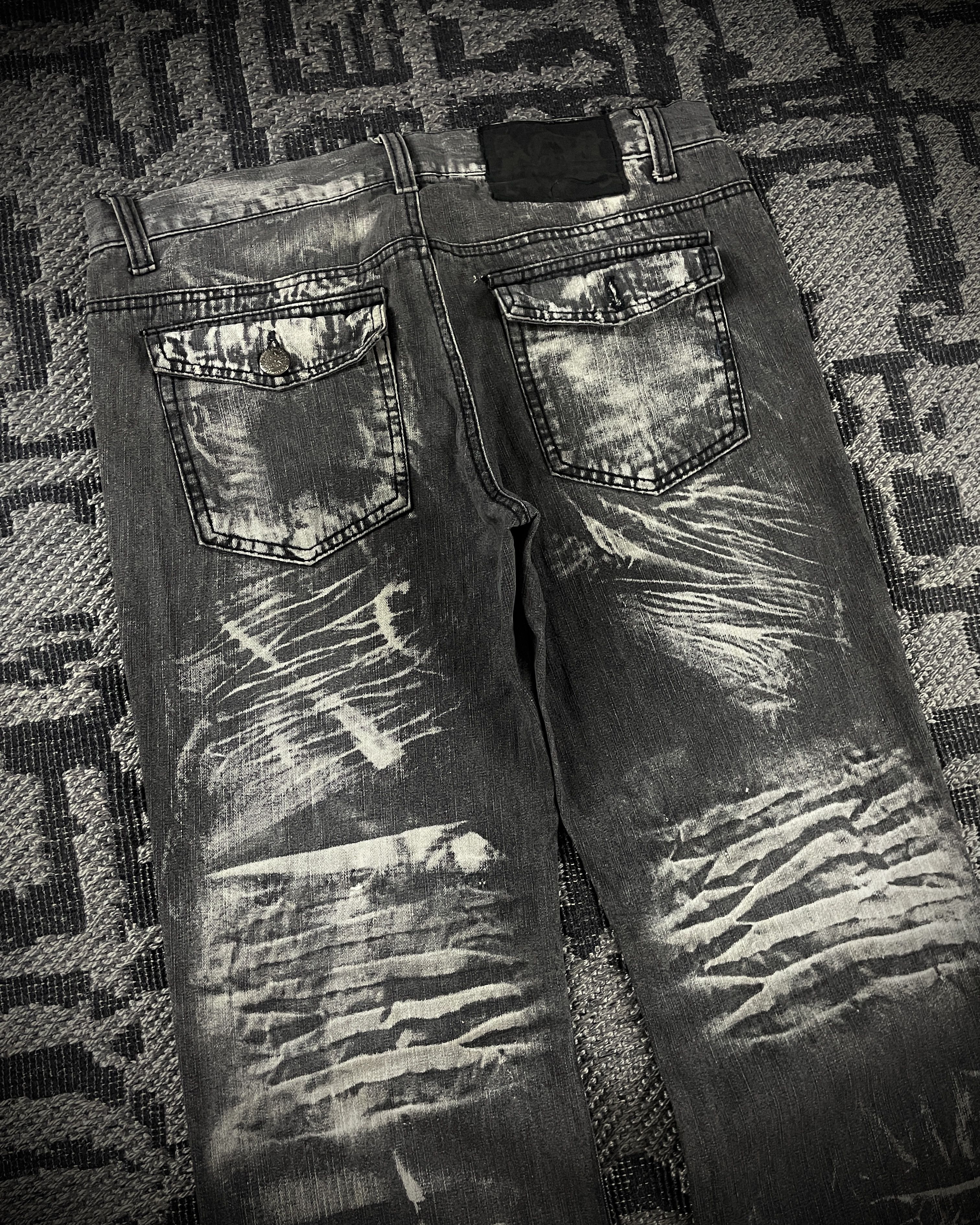 LOWBOX LOWBOX Dirty Washed Denim Size US 34 / EU 50 - 6 Thumbnail