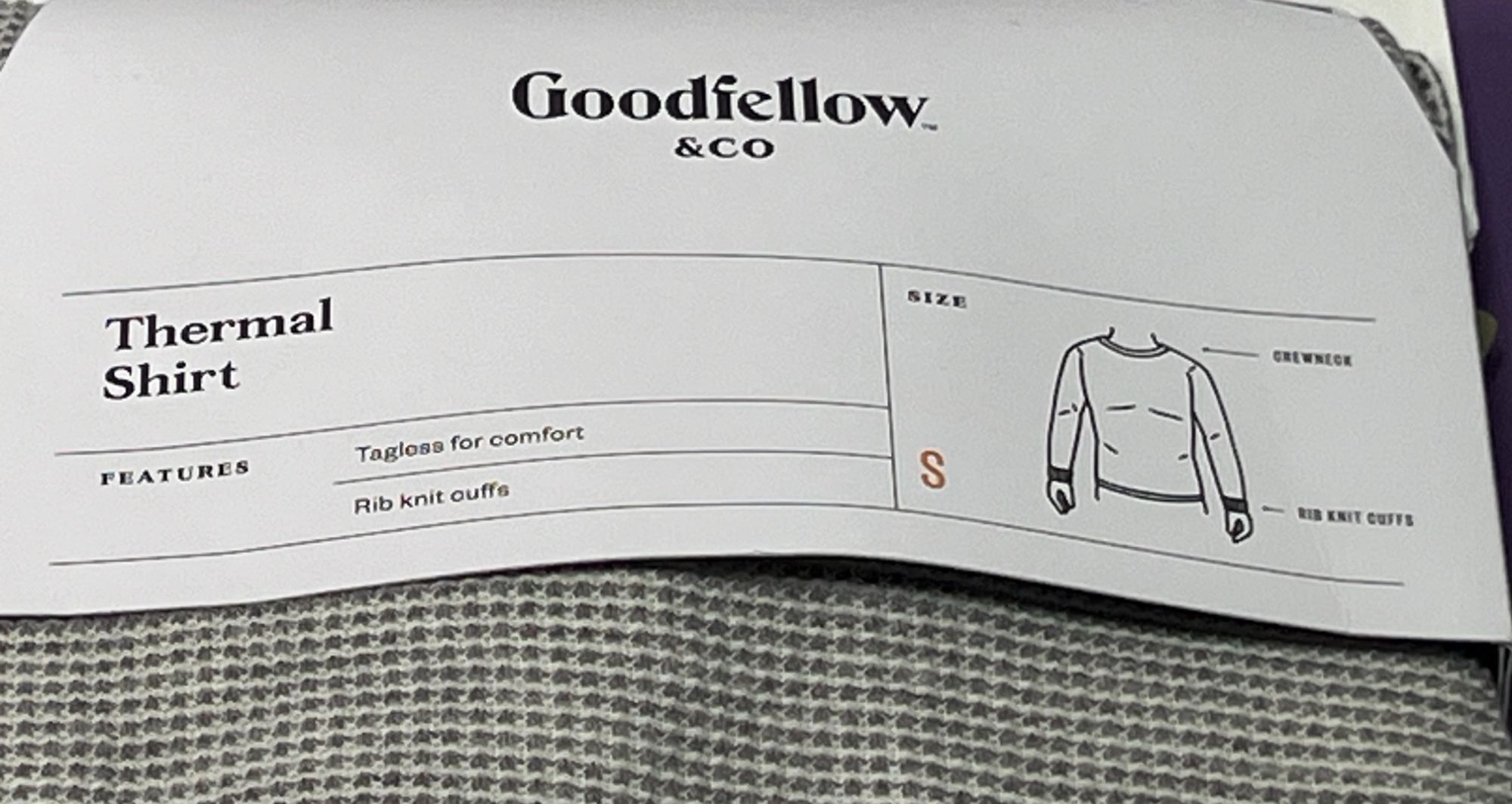 Other GoodFellow & Co - Men's Relaxed Fit Long Sleeve Thermal Unde Size US S / EU 44-46 / 1 - 8 Thumbnail