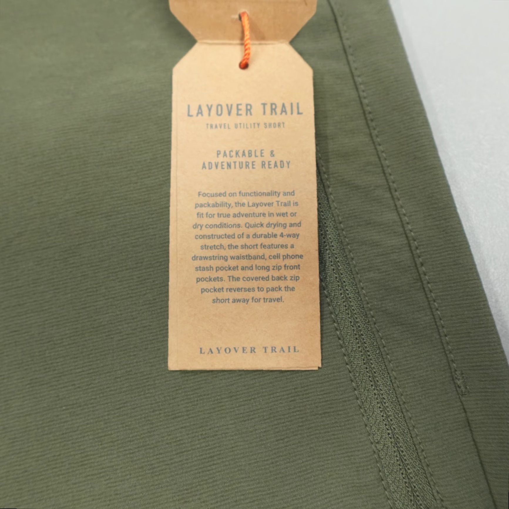 Roark Roark Layover Trail Shorts 3.0 Men's Size 28 Military Green Pockets Nylon Blend Size US 28 / EU 44 - 2 Thumbnail
