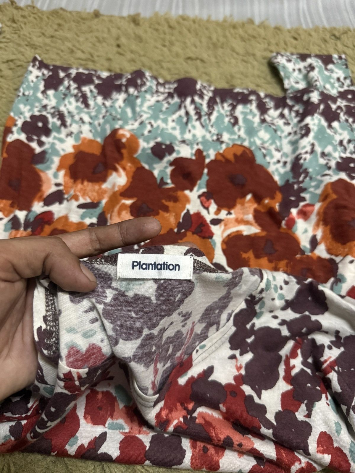 Issey Miyake Plantation Floral-printed Long-sleeve Blouse Size M / US 6-8 / IT 42-44 - 9 Thumbnail