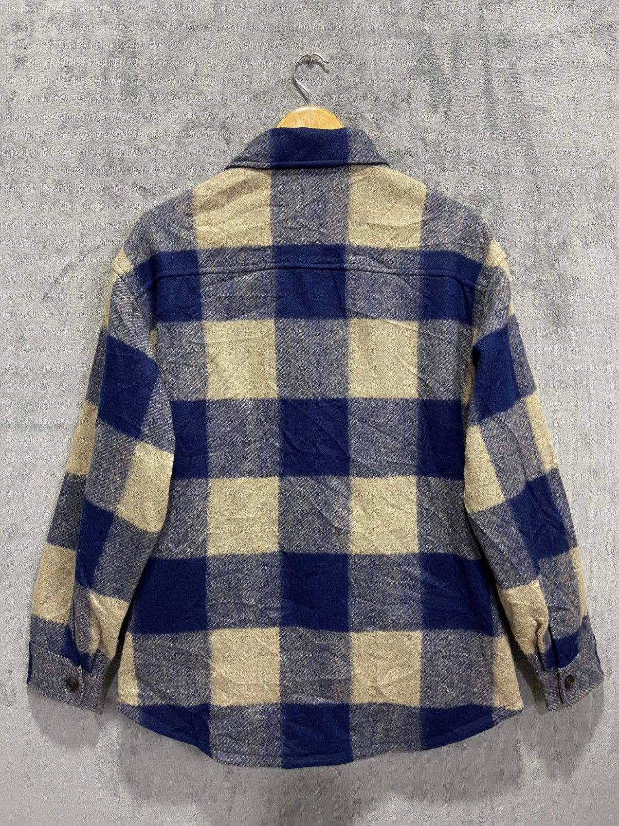 Uniqlo Uniqlo Wool Plaid Flannel Jacket Size US L / EU 52-54 / 3 - 2 Thumbnail