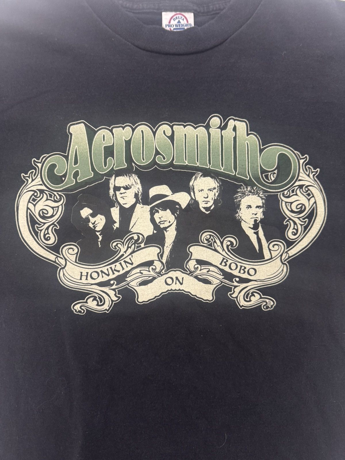 Delta Vintage Aerosmith “Honkin’ on Bobo” Band Tee 🎸 Size US XL / EU 56 / 4 - 1 Thumbnail