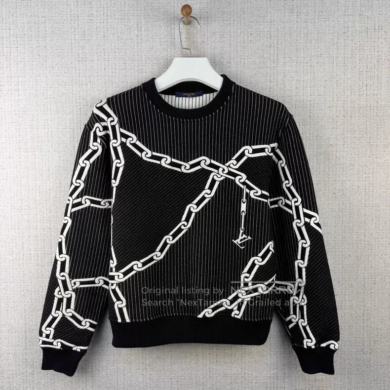 Louis Vuitton Louis Vuitton Chain logo crewneck sweatshirt Size US XS / EU 42 / 0 - 1 Thumbnail