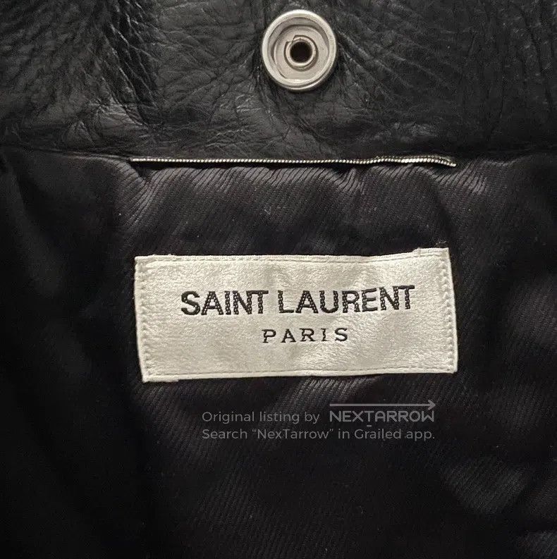 Saint Laurent Paris Saint Laurent Paris Leather Biker Jacket Size US M / EU 48-50 / 2 - 4 Thumbnail