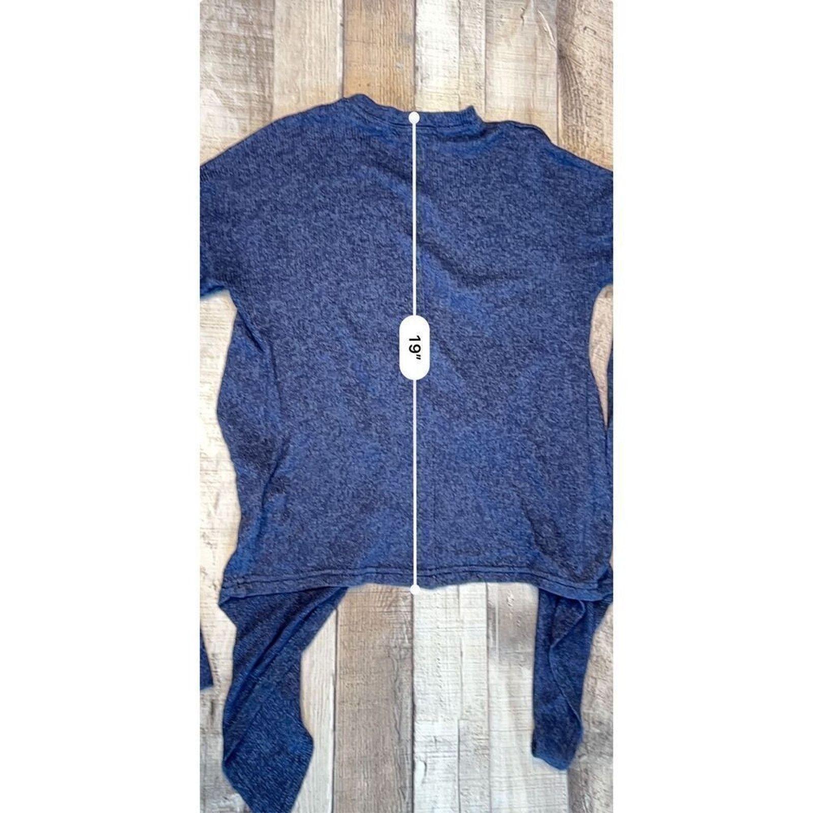 American Eagle Outfitters American Eagle Blue Open Shrug Cardigan Sweater MEDIUM Size M / US 6-8 / IT 42-44 - 8 Thumbnail