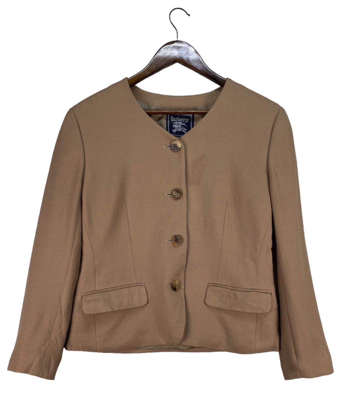Burberry Vintage Burberry Cropped Jacket Size ONE SIZE - 1 Thumbnail