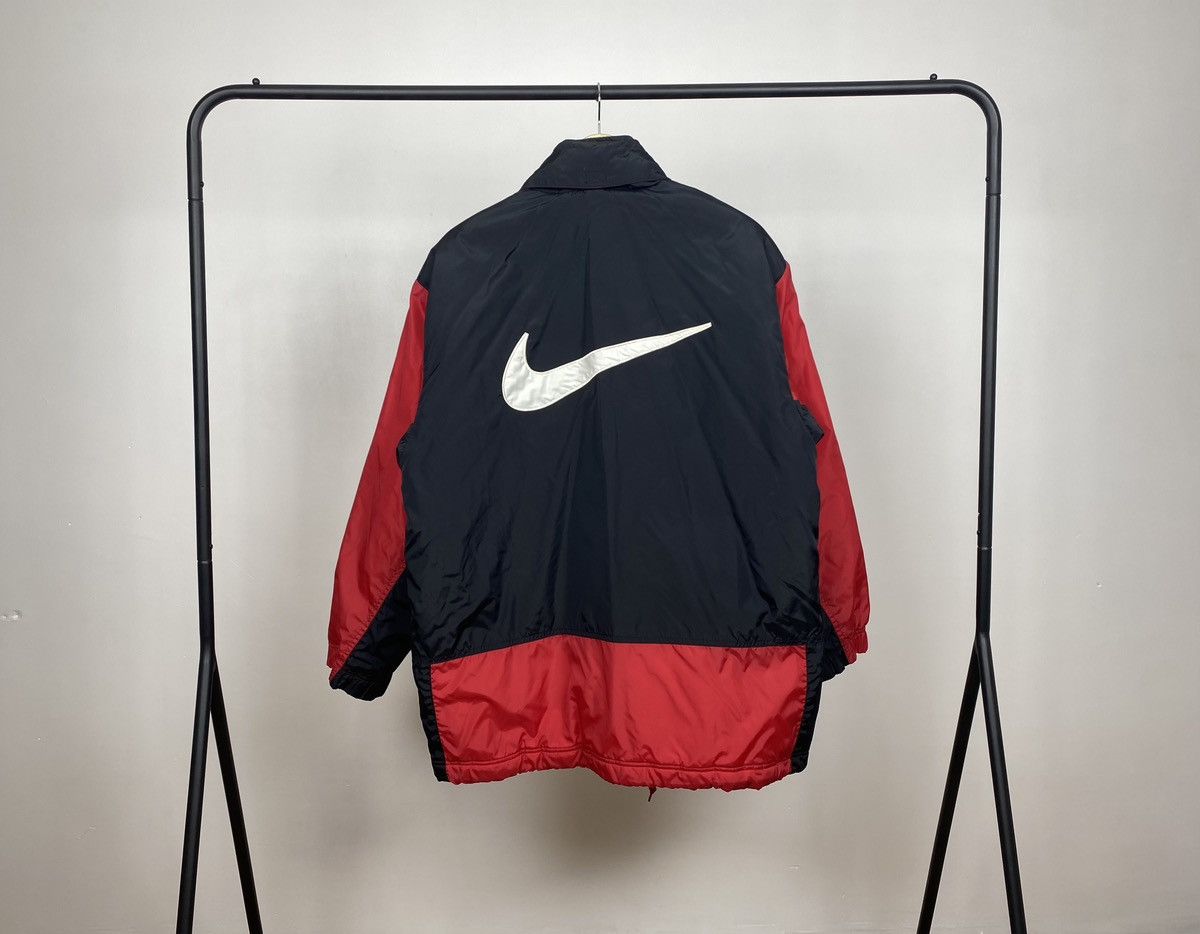 Nike Nike Vintage Big Logo Jacket Light Puffer 90's Full Zip Size US M / EU 48-50 / 2 - 1 Thumbnail