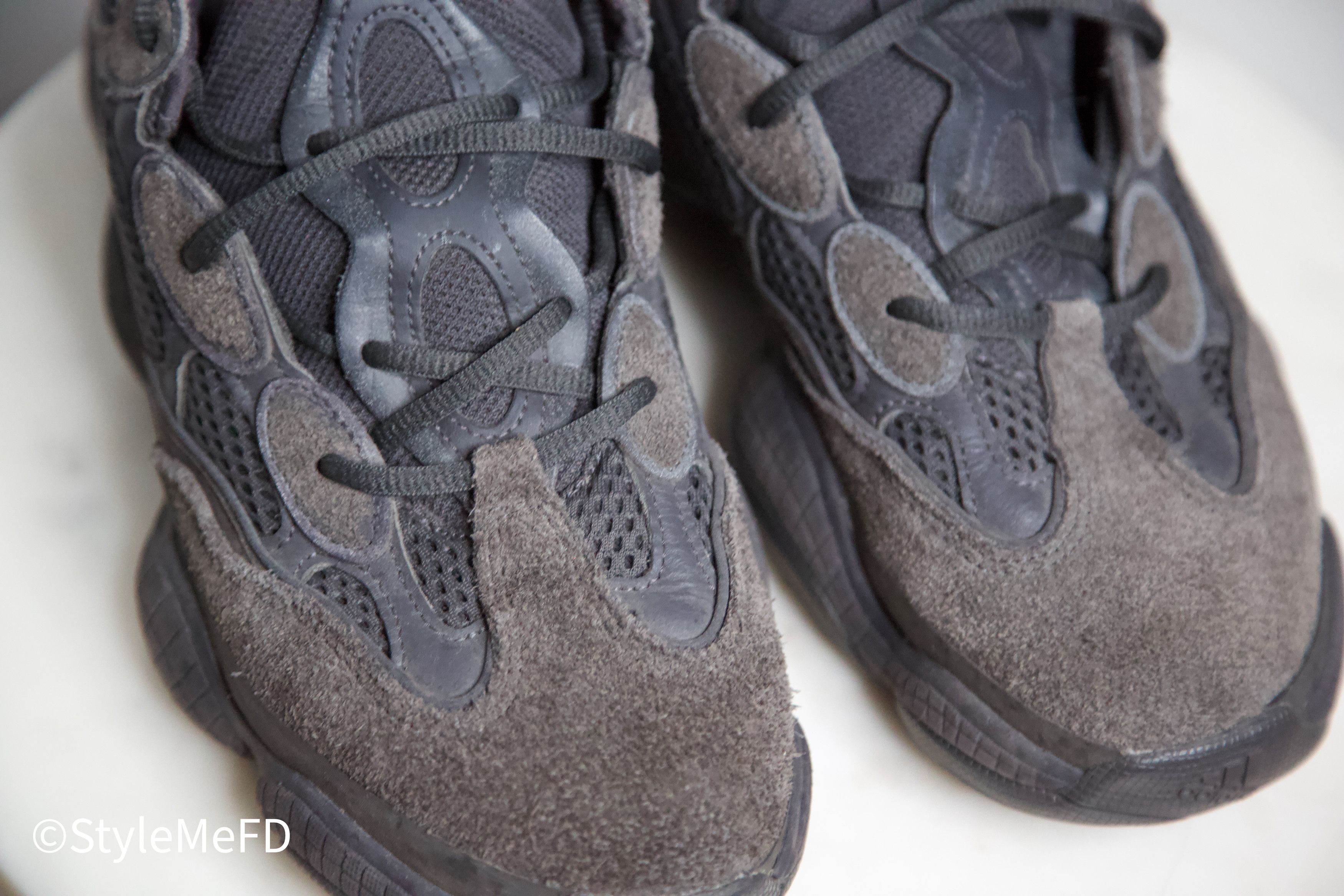 Adidas ADIDAS X YEEZY 500 SUEDE SNEAKERS IN "UTILITY BLACK" Size US 8.5 / EU 41-42 - 5 Thumbnail