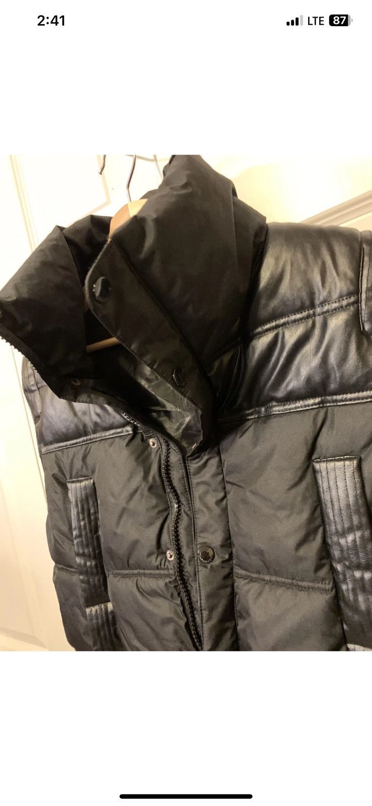 Akademiks Akademiks Mens M Sleeveless Nylon Puffer Vest Jacket Black Size US M / EU 48-50 / 2 - 7 Thumbnail
