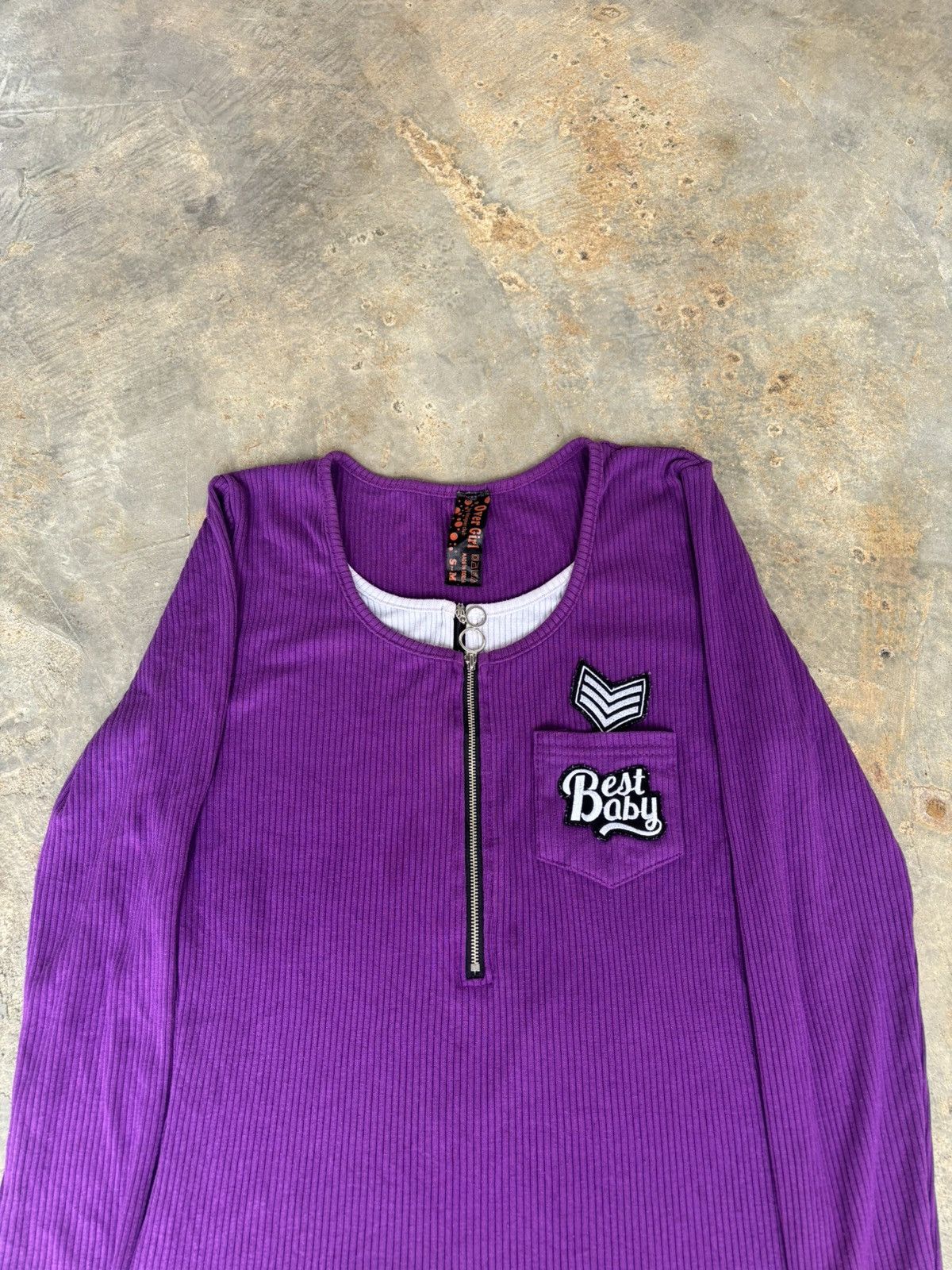 Hysteric Glamour × If Six Was Nine × Japanese Brand Y2k Double Layer Over Girl Punk style Longsleeve Size M / US 6-8 / IT 42-44 - 3 Thumbnail