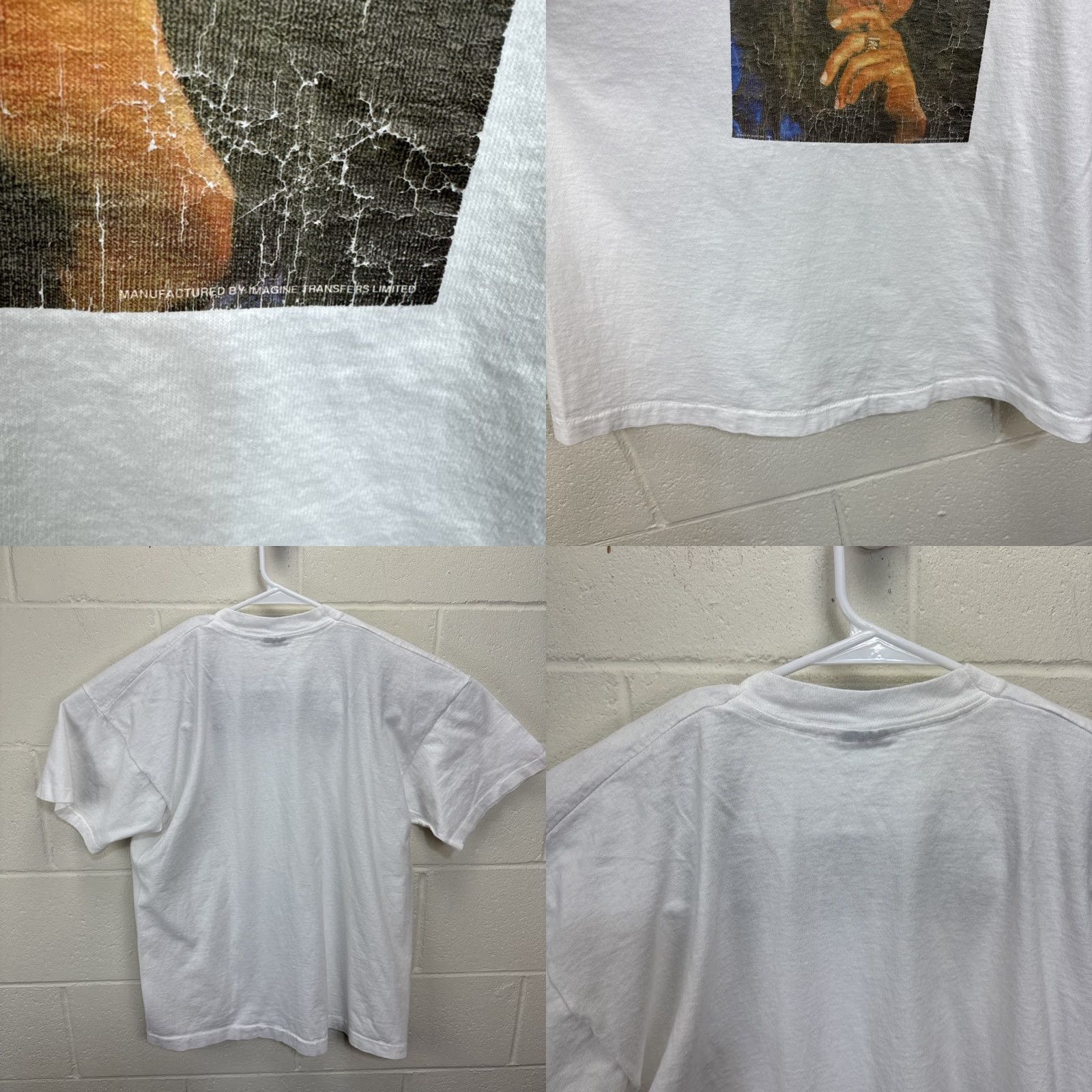 Vintage VINTAGE Bob Marley Music INC LEGEND REGGAE T Shirt Portrait Graphic XL White Unisex 1990s Short Sleeve Cotton Screen Stars Graphic Tee Size US XL / EU 56 / 4 - 9 Thumbnail
