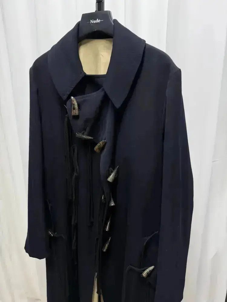 Yohji Yamamoto Sz 2 Yohji Yamamoto Pour Homme Classic Wool Coat-2507 Size US M / EU 48-50 / 2 - 8 Thumbnail