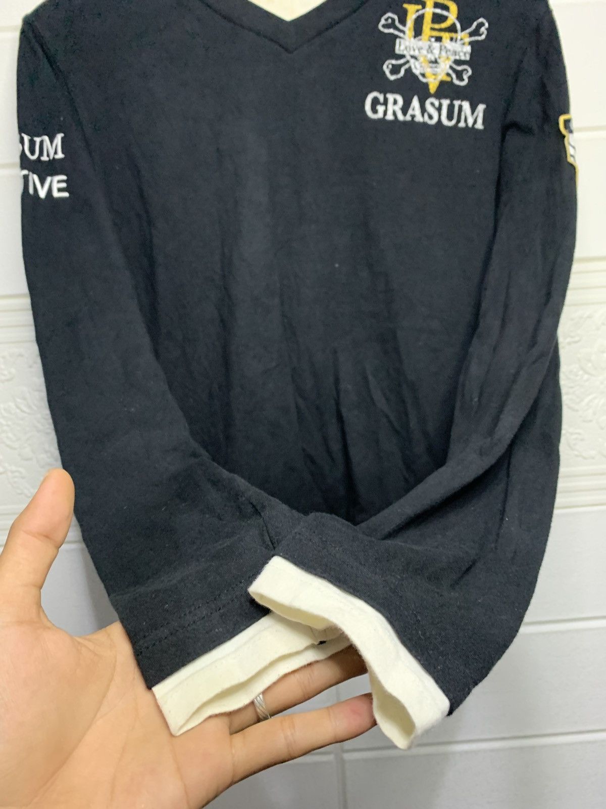 Hysteric Glamour Brilliant Grasum Brand Double Layers Crop Long Sleeve Size S / US 4 / IT 40 - 2 Thumbnail