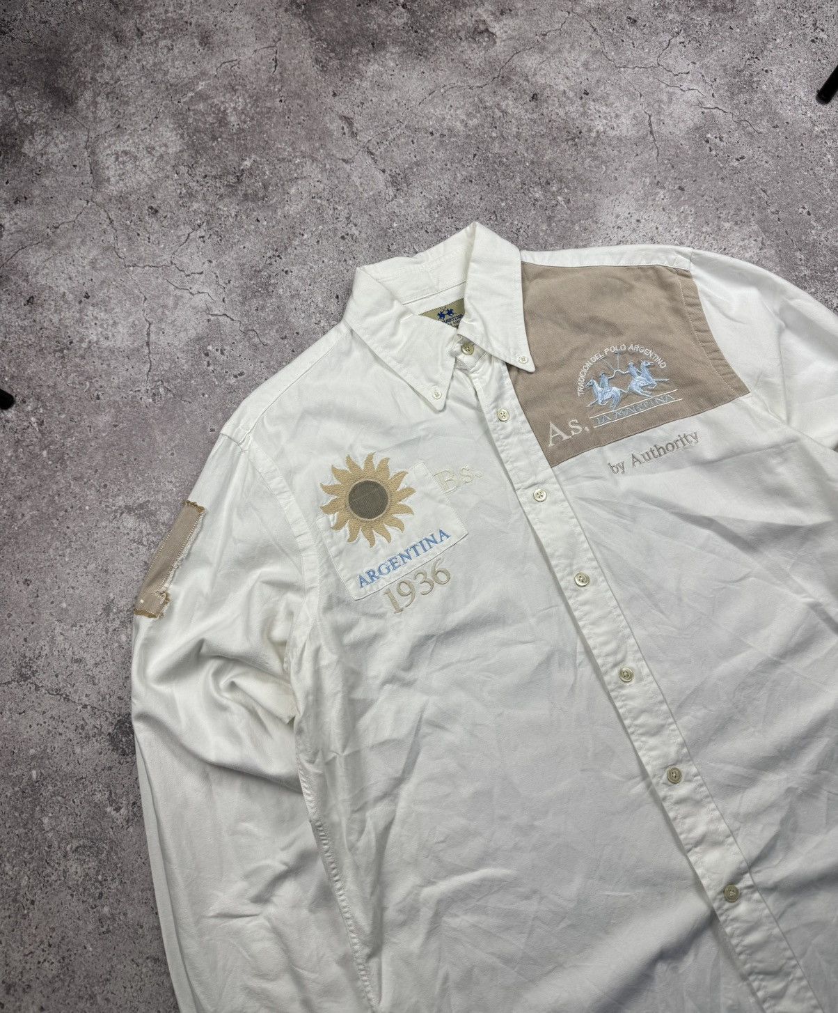 La Martina Vintage La Martina Argentina Shirt Big Logo Japanese Y2K Size US L / EU 52-54 / 3 - 2 Thumbnail