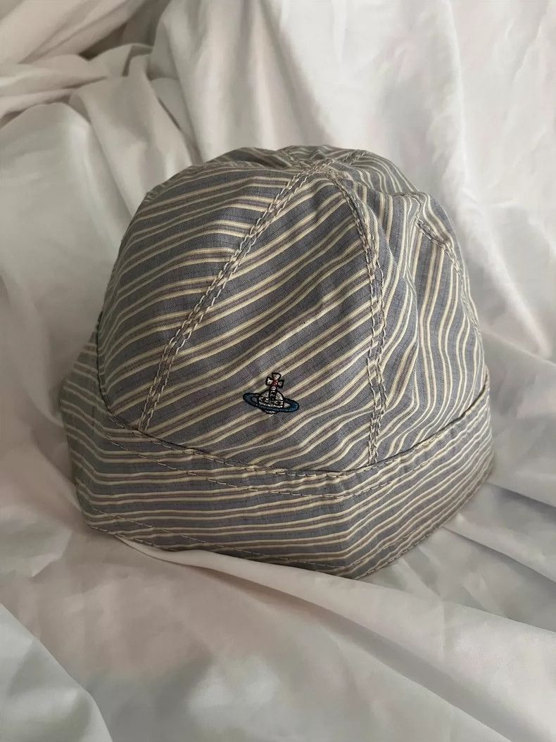 Vivienne Westwood Vivienne Westwood Striped Saturn Fisherman's Cap Size ONE SIZE - 5 Thumbnail