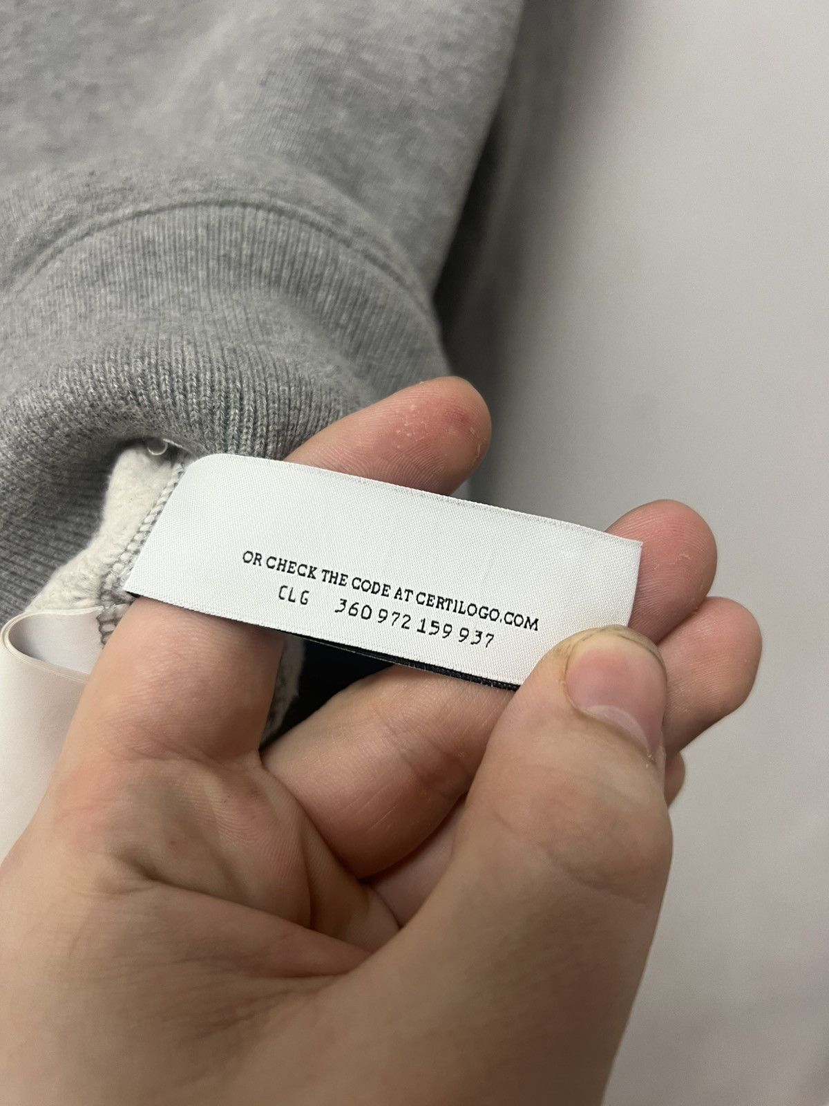 Off-White Off White Sweatshirt Big Logo Size S Gray Men Size US S / EU 44-46 / 1 - 13 Thumbnail