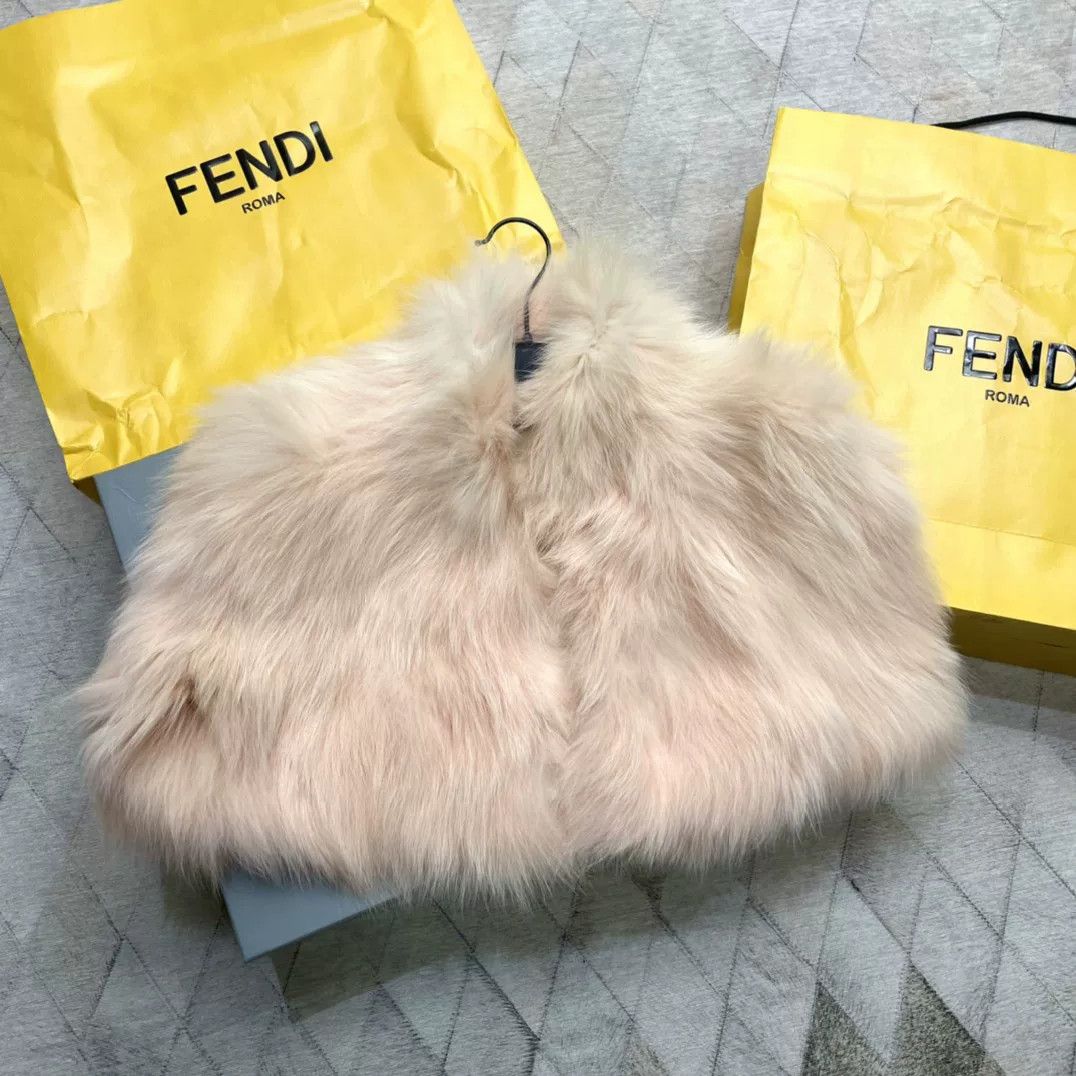Fendi Fendi Fox Fur Cape Coat Size S / US 4 / IT 40 - 1 Thumbnail