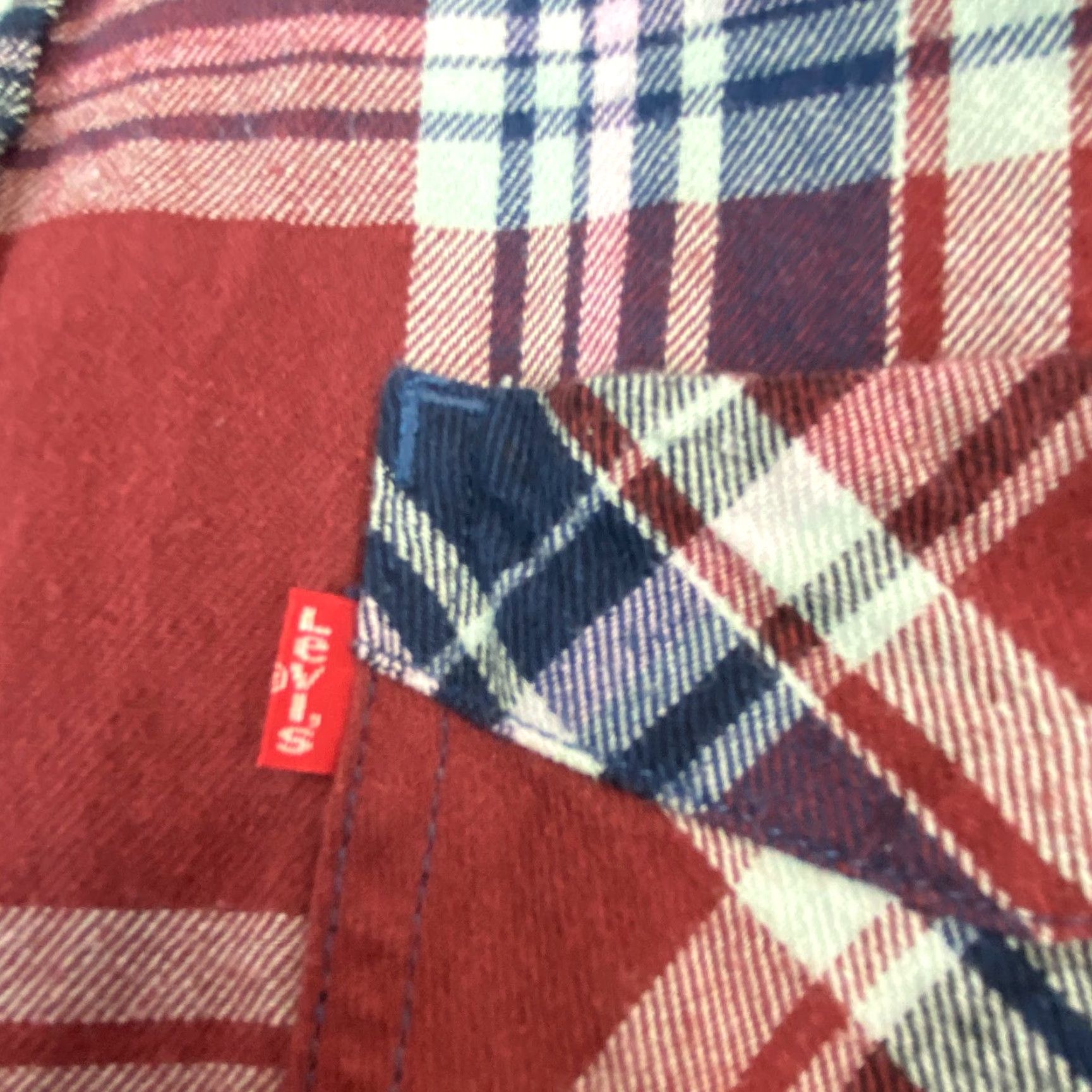Levi's VINTAGE Levi's Flannel Shirt Mens Size M Plaid Long Sleeve Button-Up Top Casual Cotton Size US M / EU 48-50 / 2 - 3 Thumbnail