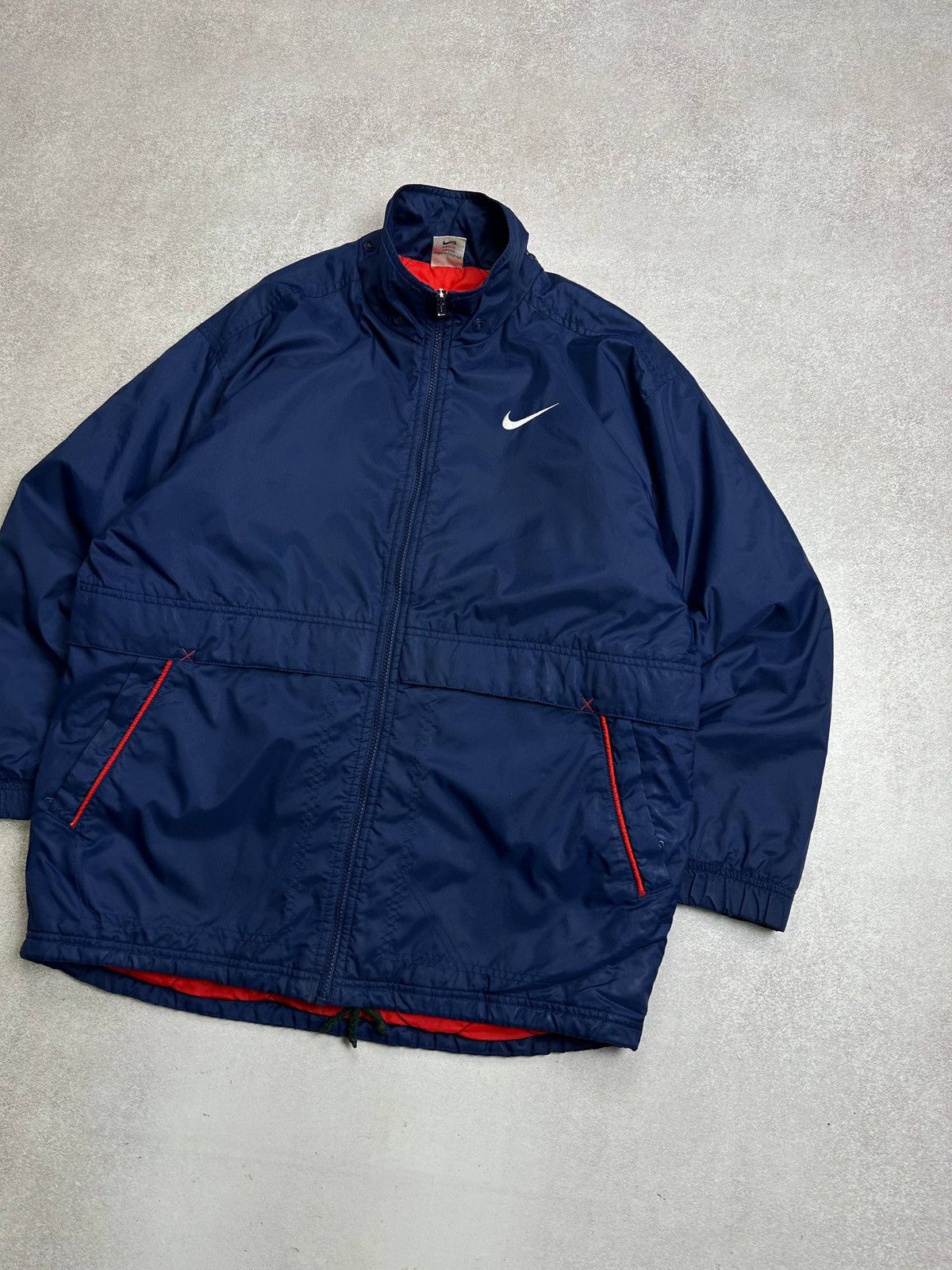 Nike × Supreme Vintage Nike Big Swoosh Supreme Vibes Down Puffer Jacket S Size US S / EU 44-46 / 1 - 4 Thumbnail