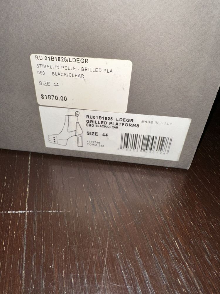 Rick Owens Kiss Heels Size US 11 / EU 44 - 9 Thumbnail