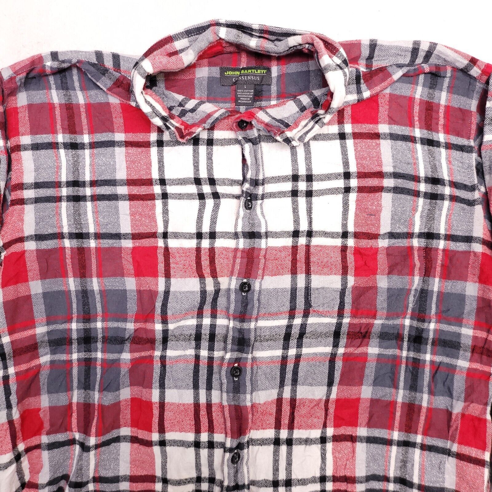John Bartlett John Bartlett Tartan Flannel Shirt Mens Size Large L Red Size US L / EU 52-54 / 3 - 1 Thumbnail