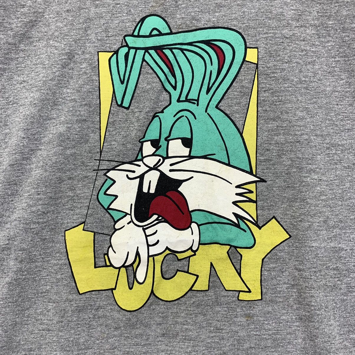 Vintage Vintage LUCKY BUNNY CARTOON Urban Chic Tee Shirt Size L / US 10 / IT 46 - 3 Thumbnail