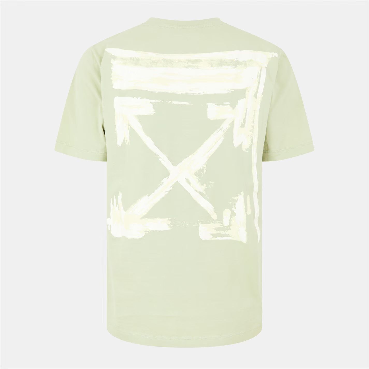 Off-White o1g2r1mq0226 Ink Arrow T-Shirt In Light Green Size US XXL / EU 58 / 5 - 2 Thumbnail