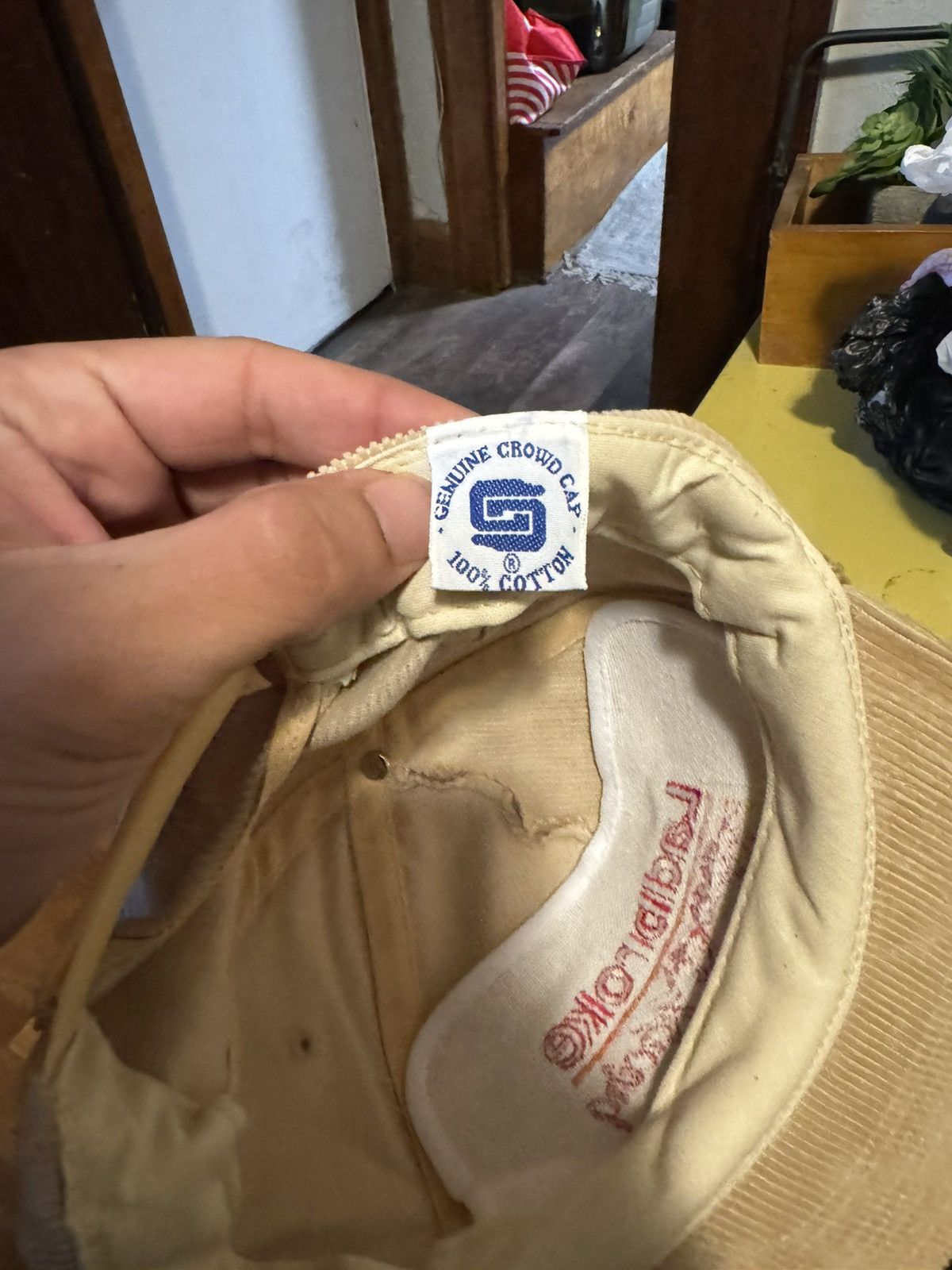 Vintage Vintage Corduory Trucker Hat Size ONE SIZE - 6 Thumbnail