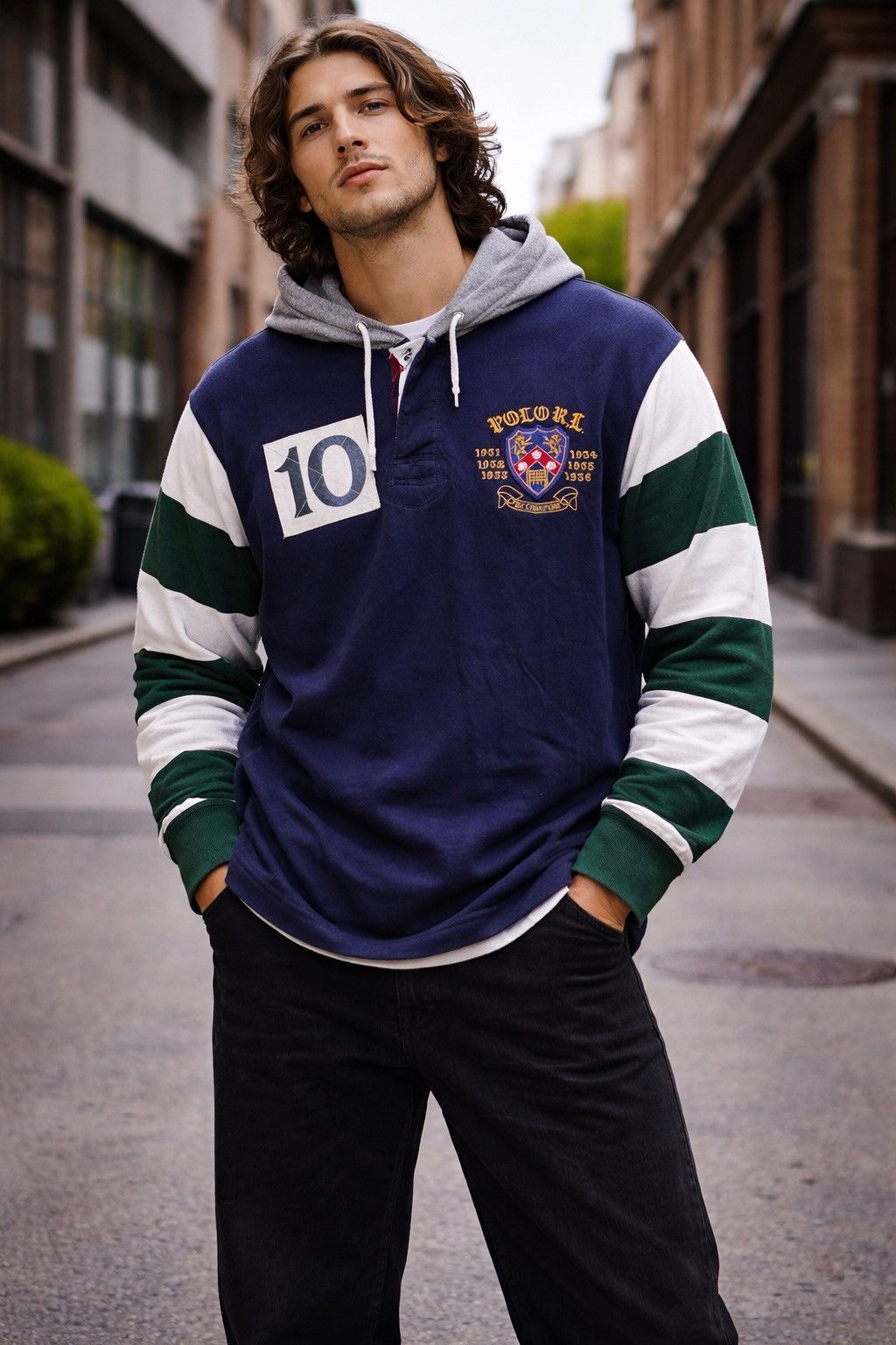 Polo Ralph Lauren Polo Ralph Lauren Light Hoodie Pullover Rugby Sweatshirt Size US M / EU 48-50 / 2 - 1 Thumbnail