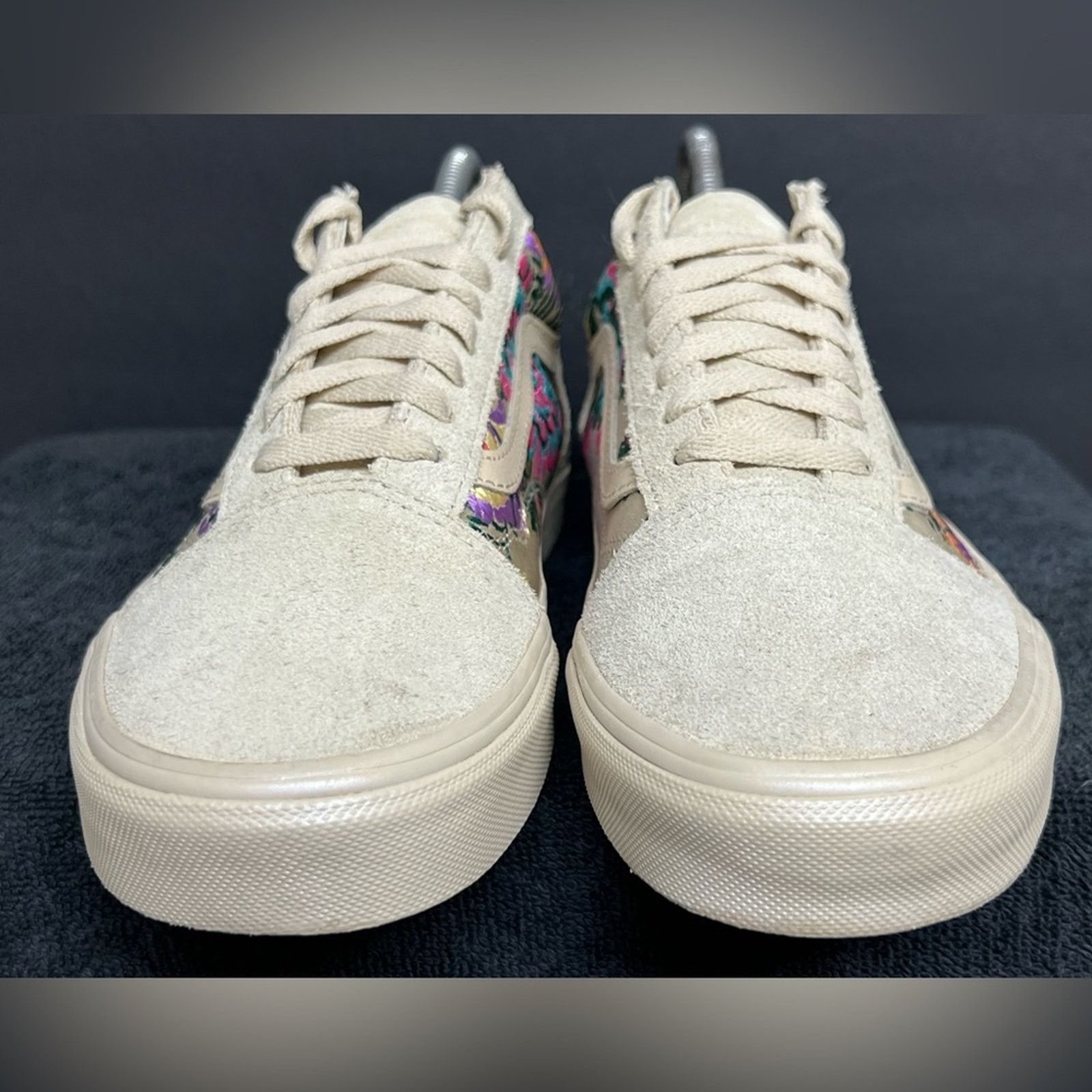 Vans Vans Old Skool Festival Satin Floral Suede Leather Sneaker Size US 8.5 / IT 38.5 - 5 Thumbnail
