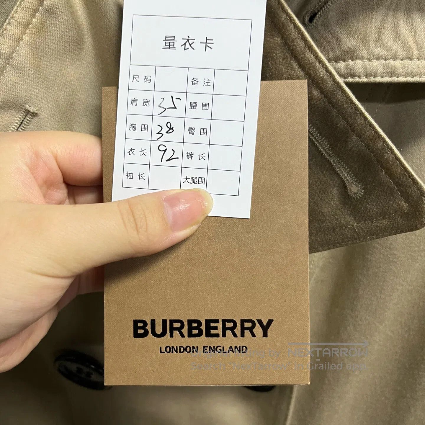 Burberry Burberry size 6 Chelsea-style medium-length buttoned trench Size 3XL / US 20-22 - 3 Thumbnail