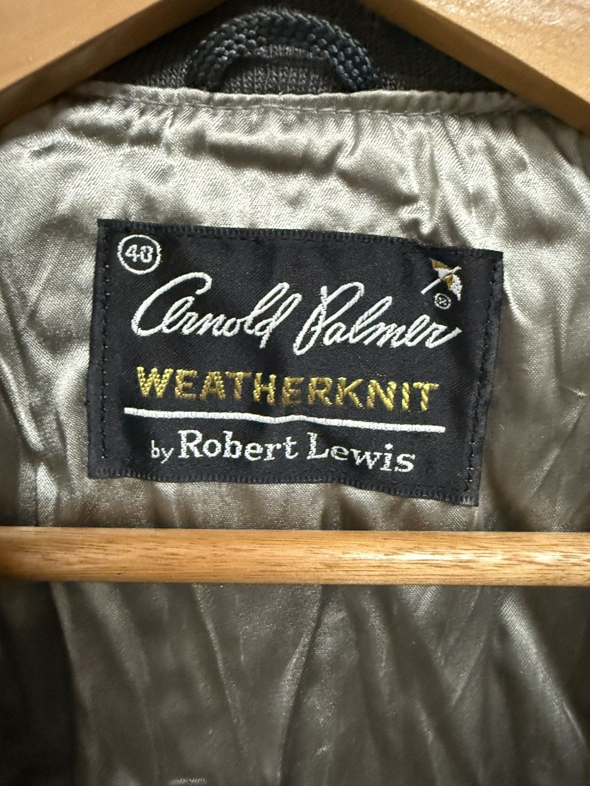Robert Lewis × Vintage Vintage Arnold Palmer by Robert Lewis Suede Leather Cardigan Size US M / EU 48-50 / 2 - 5 Thumbnail