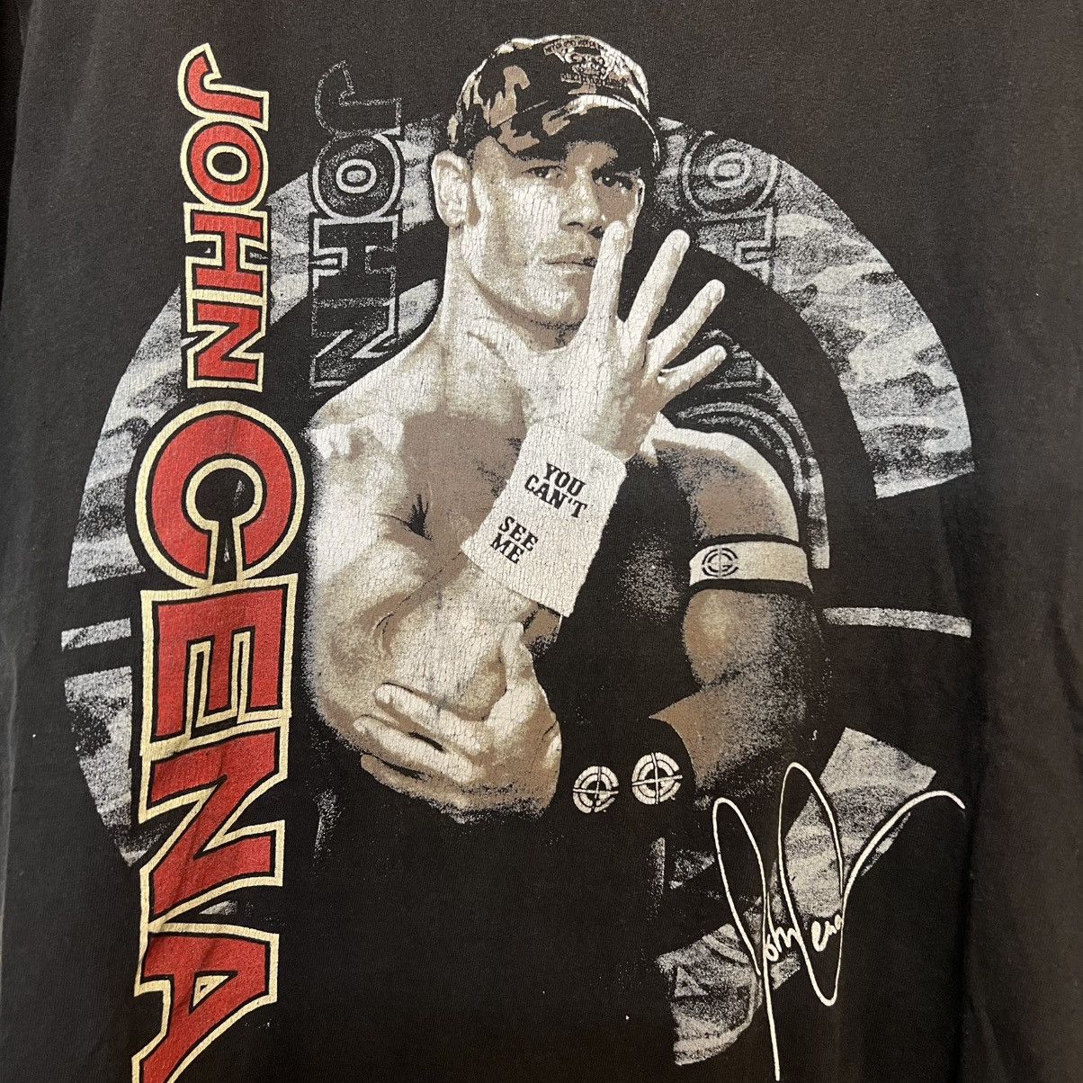 Vintage Vintage John Cena Tee Black Size US L / EU 52-54 / 3 - 3 Thumbnail