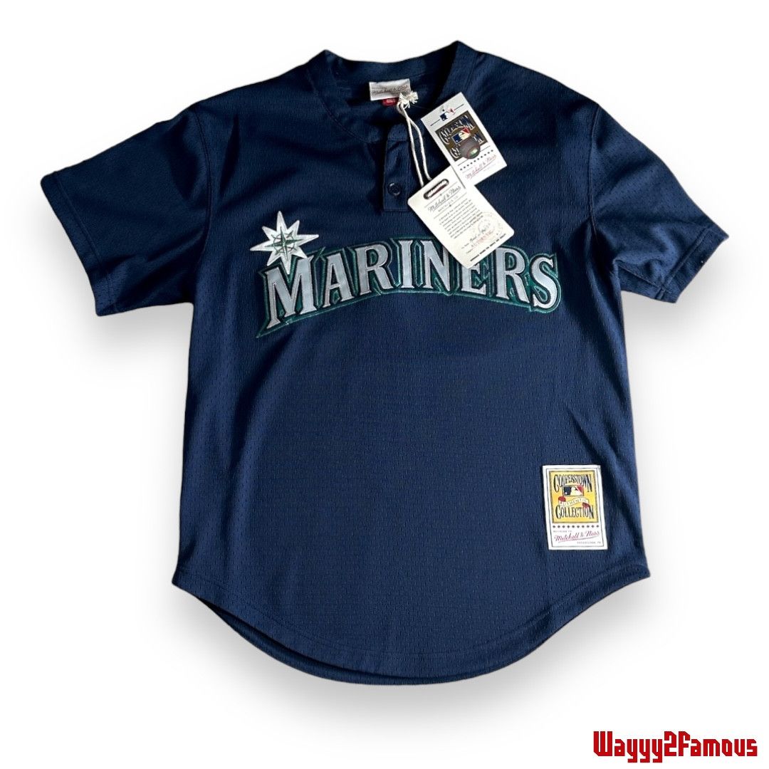 MLB × Mitchell & Ness Ken Griffey Jr. Seattle Mariner's BP Jersey *NWT* Size US M / EU 48-50 / 2 - 3 Thumbnail