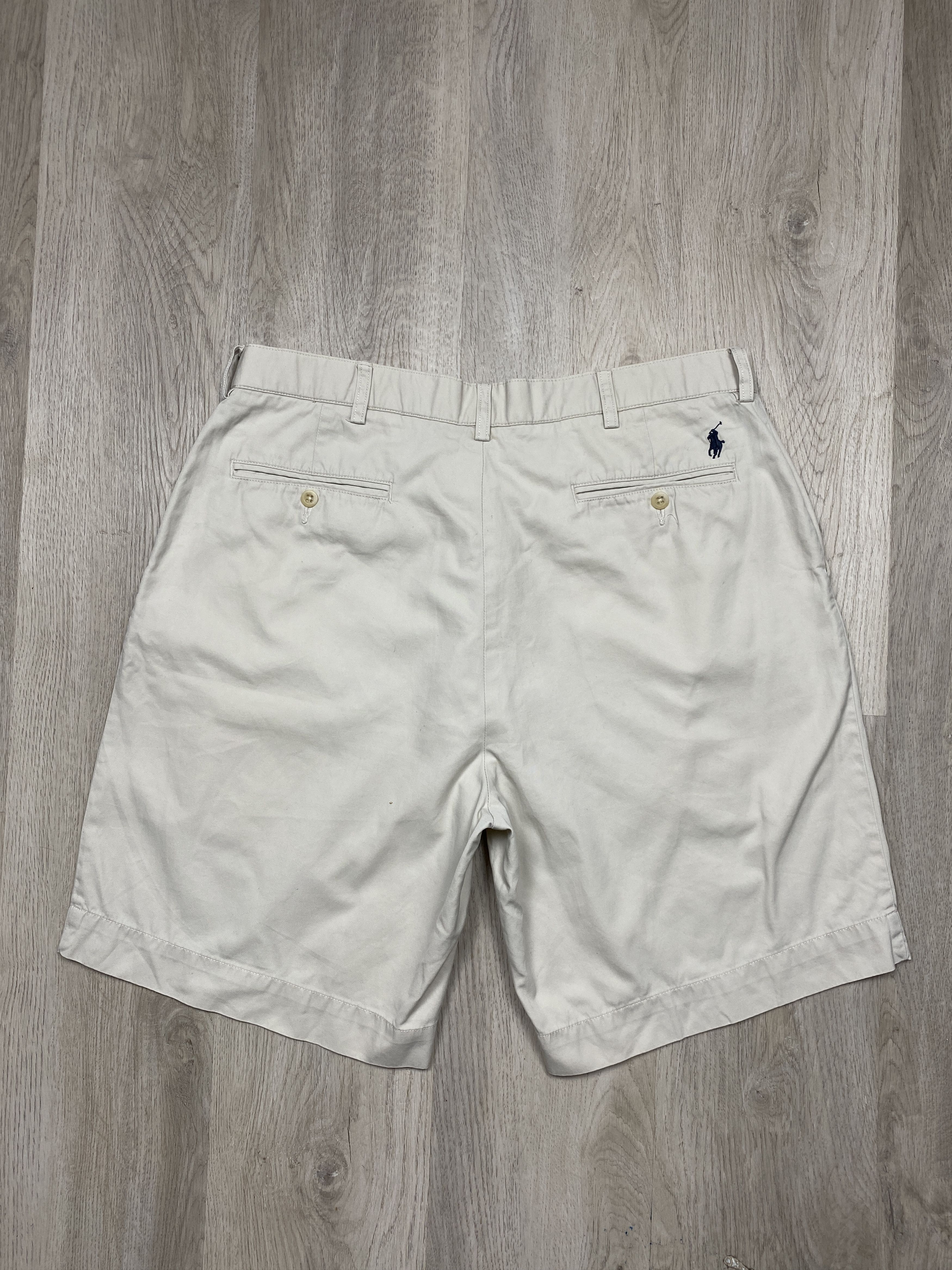 Polo Ralph Lauren × Ralph Lauren × Vintage Polo Ralph Lauren Vintage Mens Prospect Chino Shorts Size US 36 / EU 52 - 10 Thumbnail