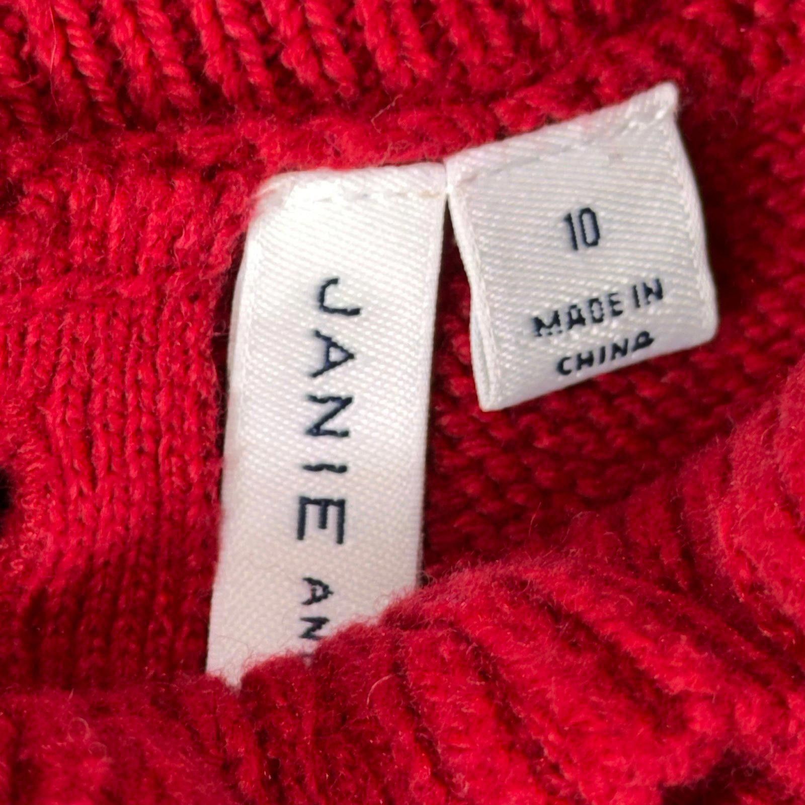 Other Janie & Jack Size 10 Red Sweater Dress Size ONE SIZE - 8 Thumbnail