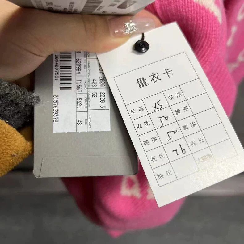 Balenciaga Balenciaga Balenciaga Pink Wool Knit Cardigan Sweater-2506 Size US XS / EU 42 / 0 - 4 Thumbnail