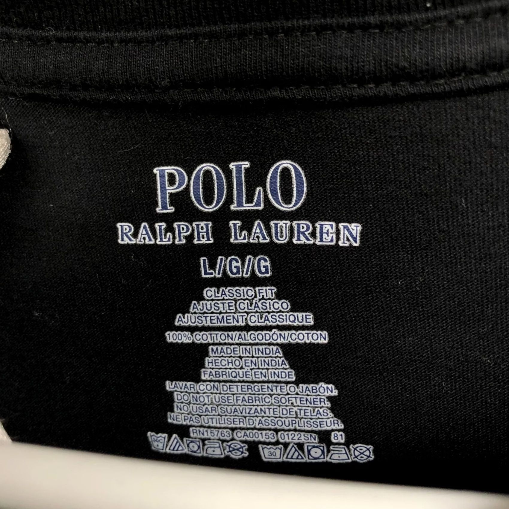 Polo Ralph Lauren Polo Ralph Lauren Classic Fit T Shirt Mens L Black Short Sleeve Crewneck Pony Size US L / EU 52-54 / 3 - 6 Thumbnail